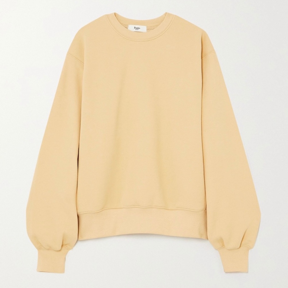 The Frankie Shop yellow sweatshirt